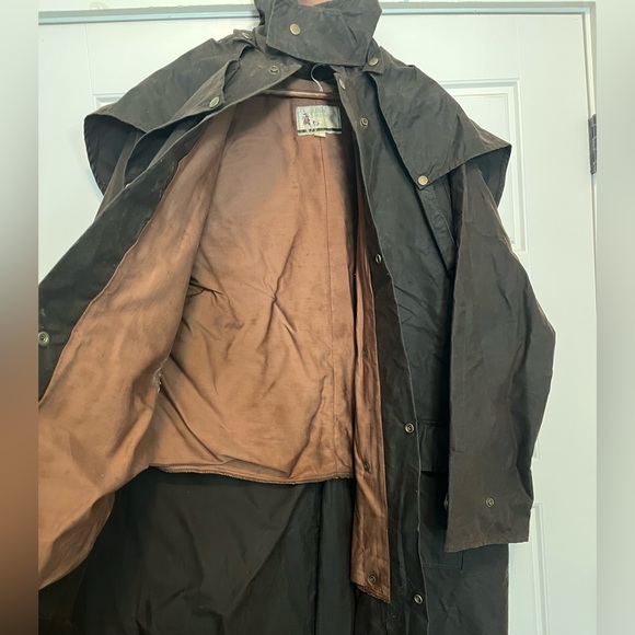 Outback Trading Company Limited Vintage waterproof full-length oiled slicker - Picture 12 of 16